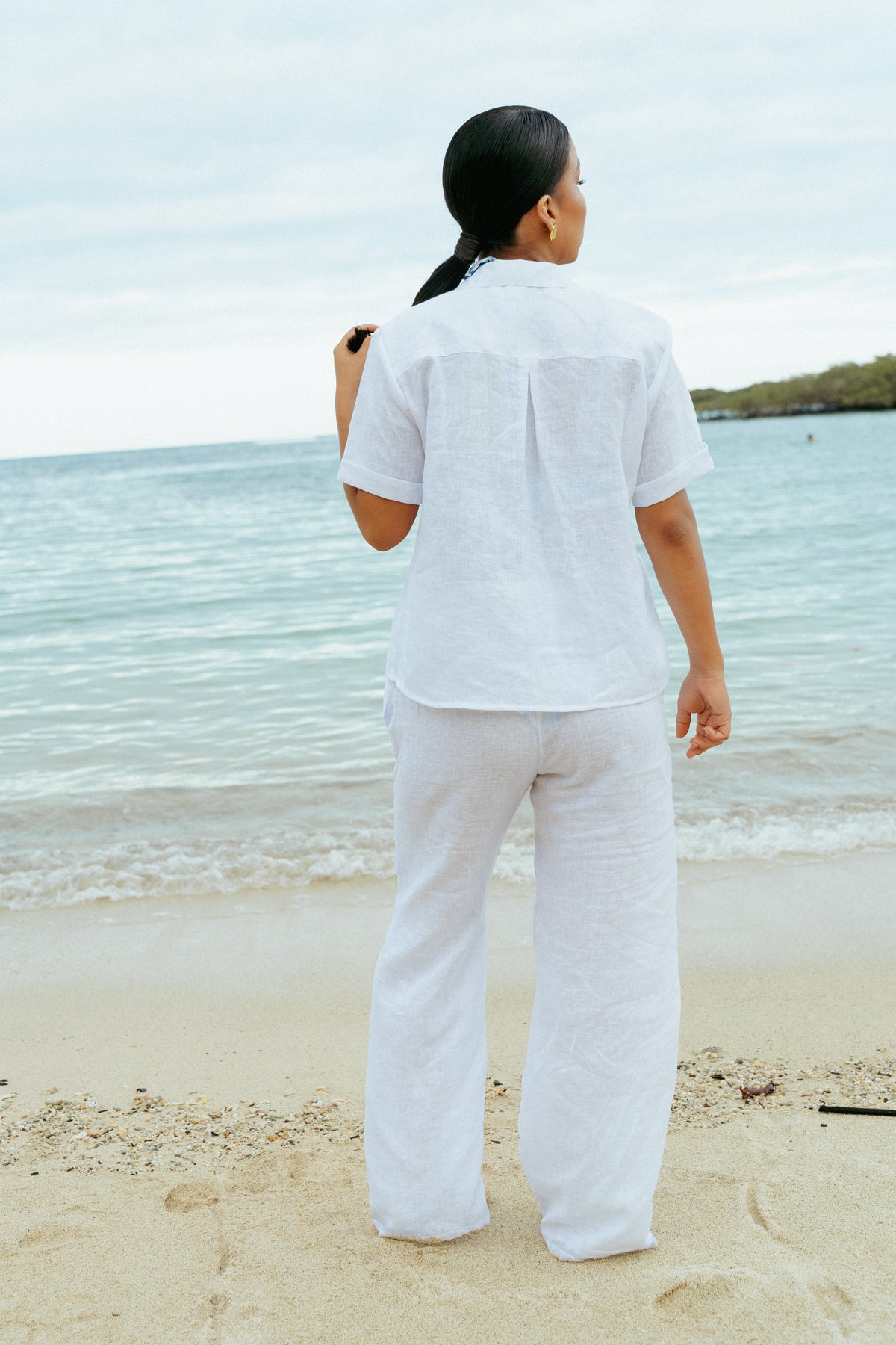 White Linen Pants