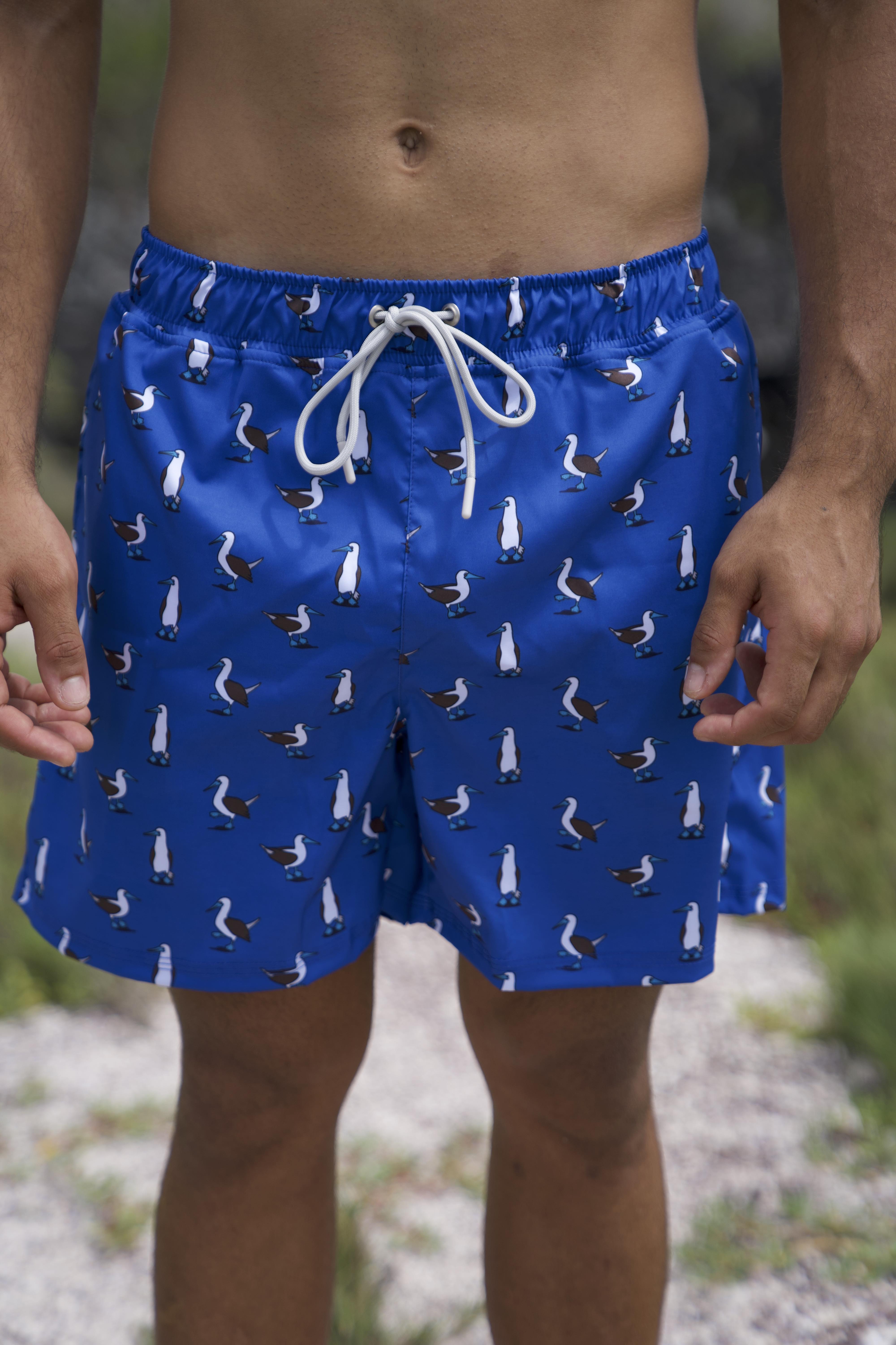 Blue Footed Booby Swim Short - Sula Beachwear