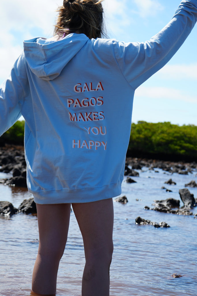 Galapagos Makes You Happy Hoodie - Sula Beachwear